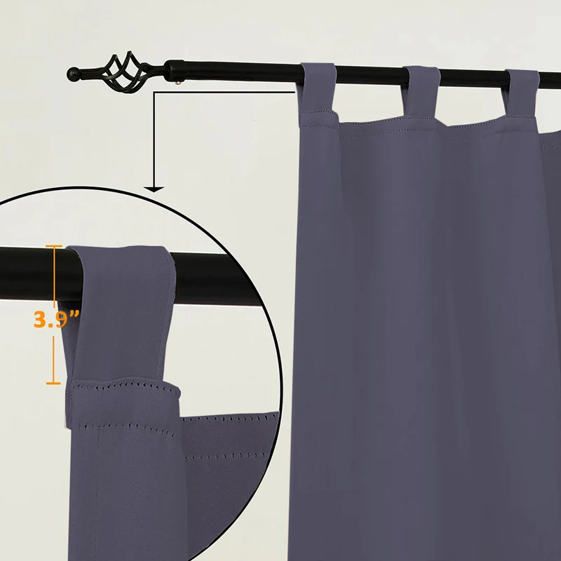 Suchoutdoor Outdoor Waterproof Curtains, Tab Top, for Porch/Pavilion/Patio, 1 Panel - Image 23