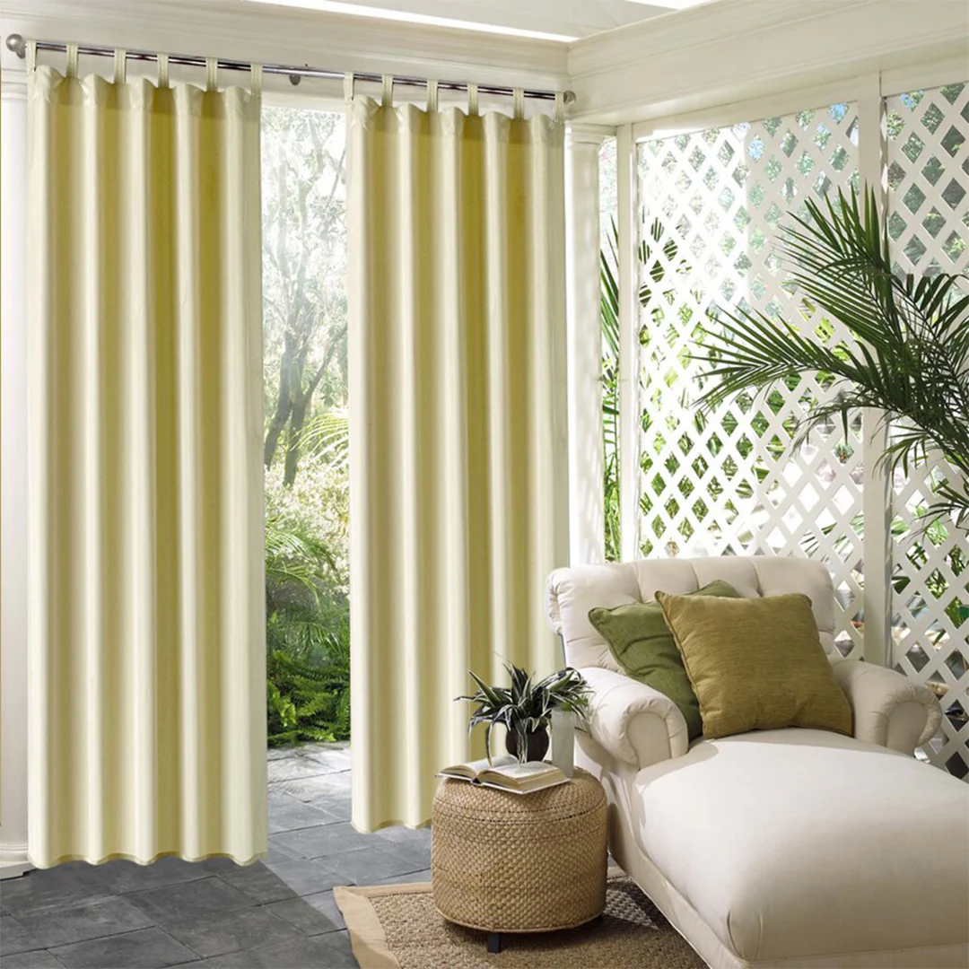 Suchoutdoor Outdoor Waterproof Curtains, Tab Top, for Porch/Pavilion/Patio, 1 Panel - Image 6