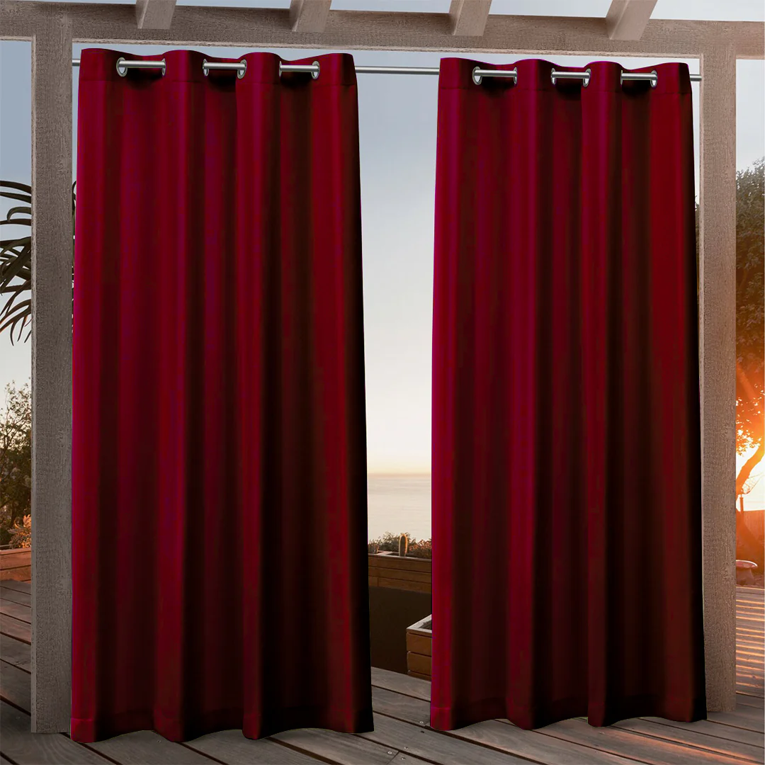 Suchoutdoor Custom Sizes Outdoor Waterproof Curtains, Grommet Top Silver, for Porch/Pavilion/Patio, 1 Panel - Image 14