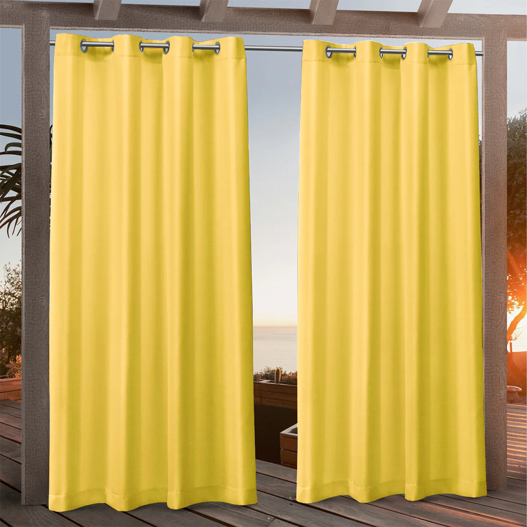 Suchoutdoor Custom Sizes Outdoor Waterproof Curtains, Grommet Top Silver, for Porch/Pavilion/Patio, 1 Panel - Image 18
