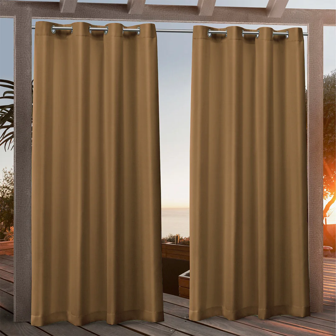 Suchoutdoor Custom Sizes Outdoor Waterproof Curtains, Grommet Top Silver, for Porch/Pavilion/Patio, 1 Panel - Image 30