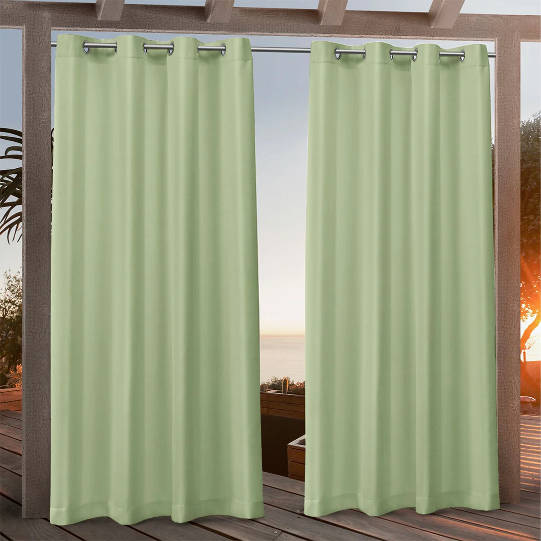 Suchoutdoor Custom Sizes Outdoor Waterproof Curtains, Grommet Top Silver, for Porch/Pavilion/Patio, 1 Panel - Image 34