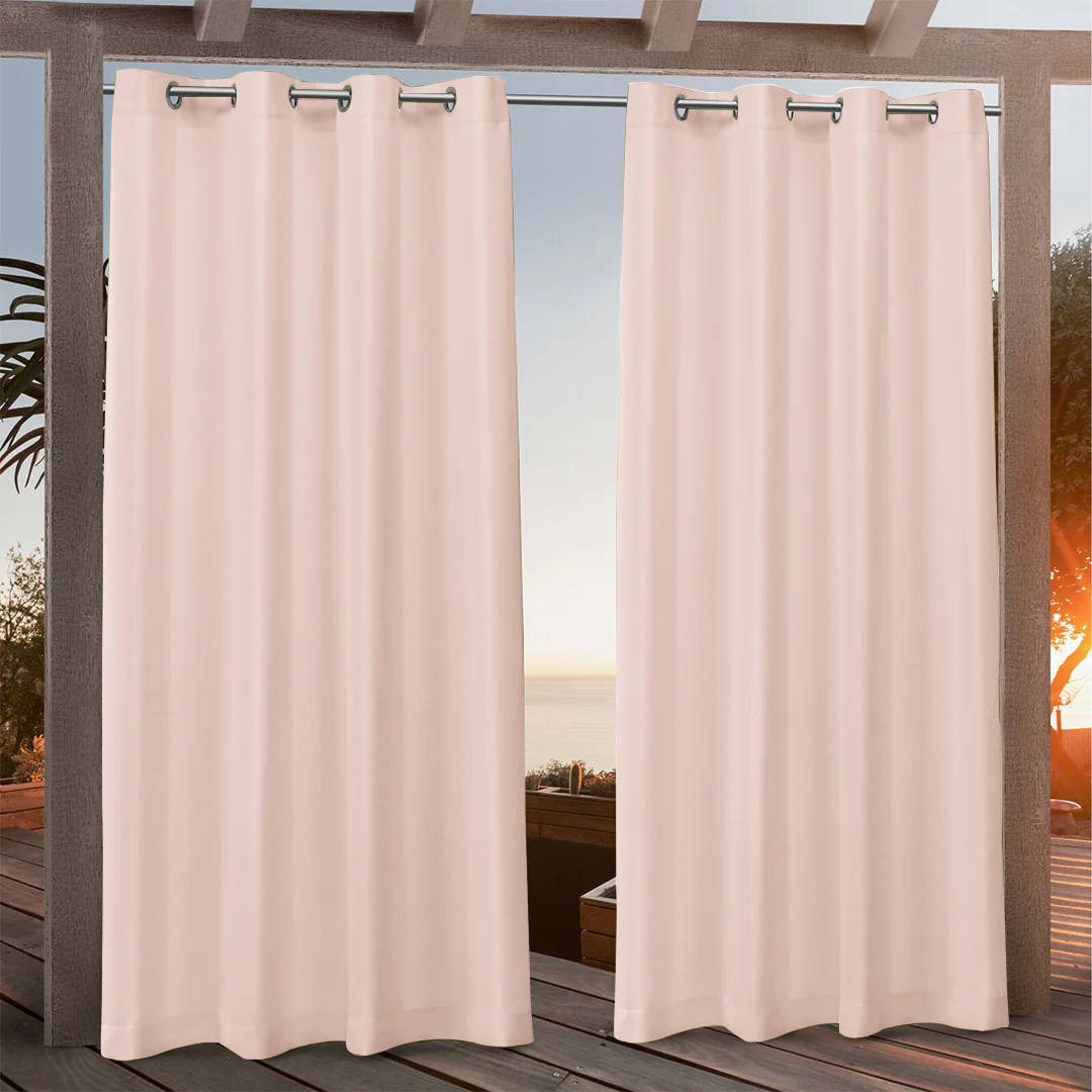 Suchoutdoor Custom Sizes Outdoor Waterproof Curtains, Grommet Top Silver, for Porch/Pavilion/Patio, 1 Panel - Image 50