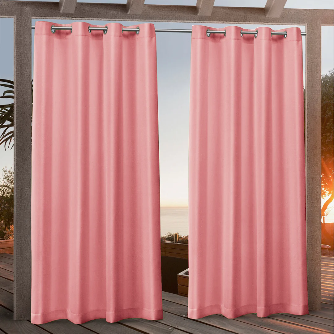 Suchoutdoor Custom Sizes Outdoor Waterproof Curtains, Grommet Top Silver, for Porch/Pavilion/Patio, 1 Panel - Image 58