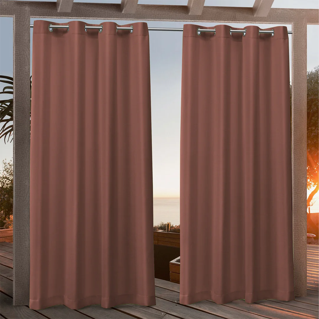 Suchoutdoor Custom Sizes Outdoor Waterproof Curtains, Grommet Top Silver, for Porch/Pavilion/Patio, 1 Panel - Image 70