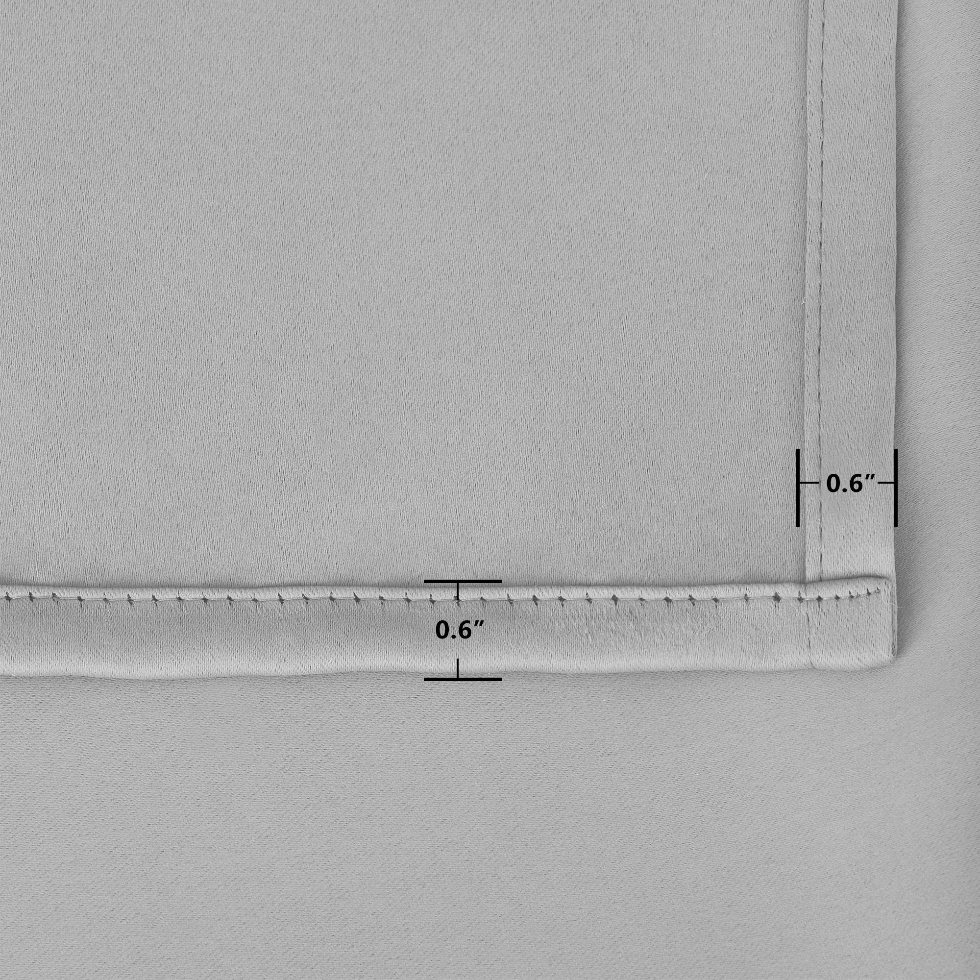 Suchoutdoor Custom Sizes Outdoor Waterproof Curtains, Grommet Top Silver, for Porch/Pavilion/Patio, 1 Panel - Image 9