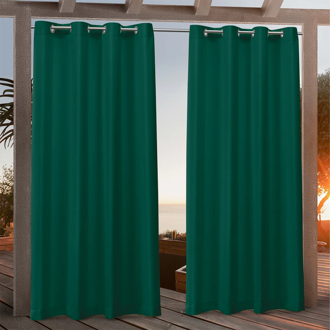 Suchoutdoor Custom Sizes Outdoor Waterproof Curtains, Grommet Top Silver, for Porch/Pavilion/Patio, 1 Panel - Image 90