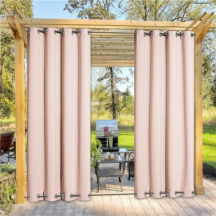 Suchoutdoor Outdoor Waterproof Curtains, Top Bottom Grommet, for Porch/Pavilion/Patio, 1 Panel - Image 51