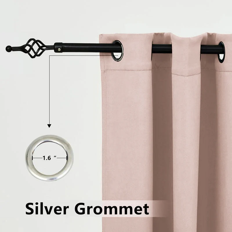 Suchoutdoor Outdoor Waterproof Curtains, Top Bottom Grommet, for Porch/Pavilion/Patio, 1 Panel - Image 52