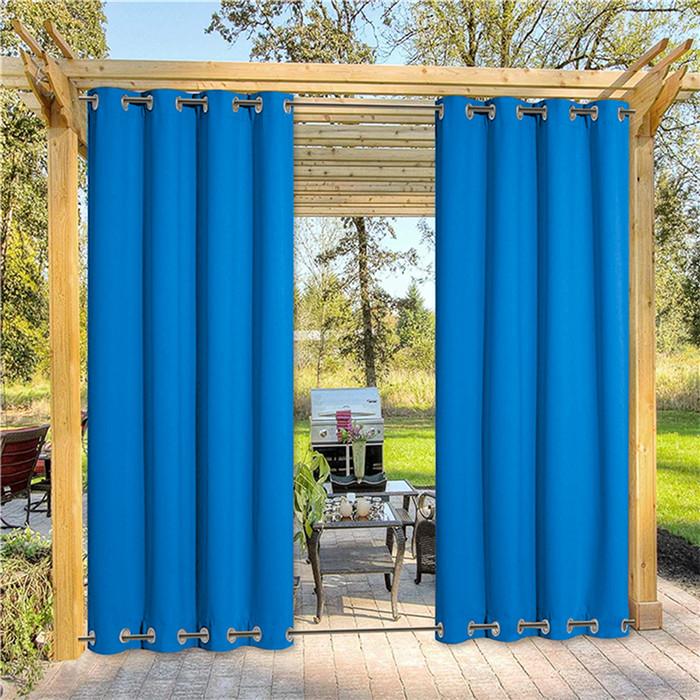 Suchoutdoor Outdoor Waterproof Curtains, Top Bottom Grommet, for Porch/Pavilion/Patio, 1 Panel - Image 79